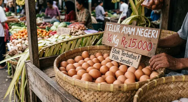 Telur ayam asli