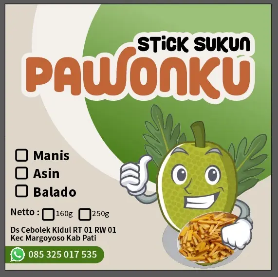 stik sukun pawonku